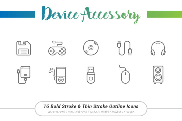 Accessory Outline Stroke Icons