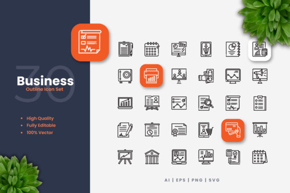 Business Icons: A Graphic Design Asset for Modern Branding