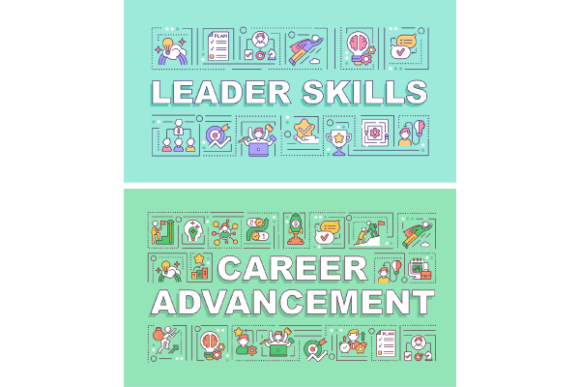 Career Advancement Banners Bundle Graphics