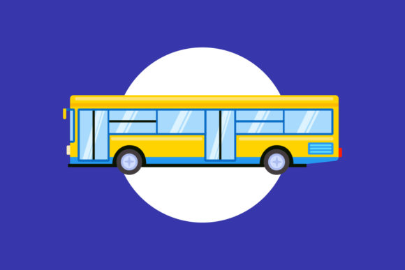 City Bus Vector for Modern Design