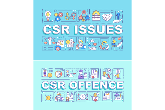 CSR Offence Text Banners Bundle for Crafters
