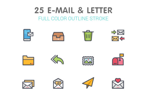 E-mail Letter Color Icon