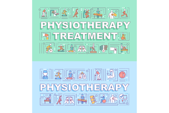 Physiotherapy Word Banners Bundle: A Graphic Designer’s Take